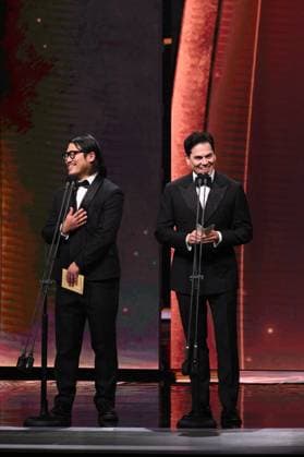 61st Taiwan Film Golden Horse Awards TAIPEI, CHINA - NOVEMBER 24, 2024 - Actors receive trophies at the 61st Taiwan Film Golden Horse Awards in Taipei, Taiwan province, China, Nov 24, 2024. Taipei Taiwan China  Copyright: xCFOTOx i1732415796706