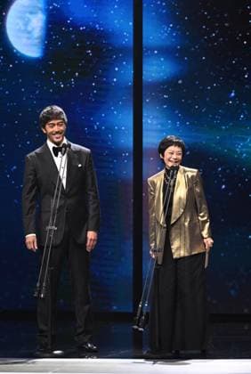 61st Taiwan Film Golden Horse Awards TAIPEI, CHINA - NOVEMBER 24, 2024 - Actors receive trophies at the 61st Taiwan Film Golden Horse Awards in Taipei, Taiwan province, China, Nov 24, 2024. Taipei Taiwan China  Copyright: xCFOTOx i1732415766221