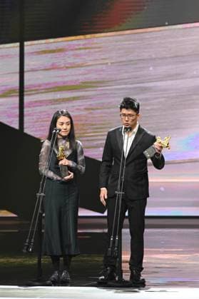 61st Taiwan Film Golden Horse Awards TAIPEI, CHINA - NOVEMBER 24, 2024 - Actors receive trophies at the 61st Taiwan Film Golden Horse Awards in Taipei, Taiwan province, China, Nov 24, 2024. Taipei Taiwan China  Copyright: xCFOTOx i1732415724196