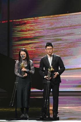 61st Taiwan Film Golden Horse Awards TAIPEI, CHINA - NOVEMBER 24, 2024 - Actors receive trophies at the 61st Taiwan Film Golden Horse Awards in Taipei, Taiwan province, China, Nov 24, 2024. Taipei Taiwan China  Copyright: xCFOTOx i1732415724039