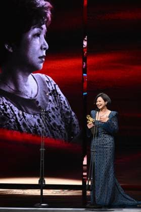 61st Taiwan Film Golden Horse Awards TAIPEI, CHINA - NOVEMBER 24, 2024 - Actors receive trophies at the 61st Taiwan Film Golden Horse Awards in Taipei, Taiwan province, China, Nov 24, 2024. Taipei Taiwan China  Copyright: xCFOTOx i1732415722902