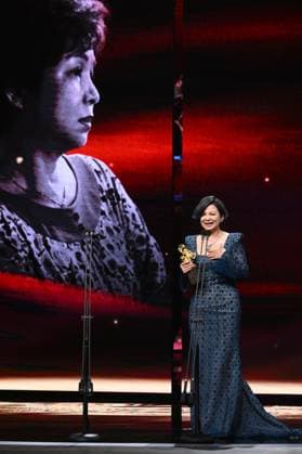 61st Taiwan Film Golden Horse Awards TAIPEI, CHINA - NOVEMBER 24, 2024 - Actors receive trophies at the 61st Taiwan Film Golden Horse Awards in Taipei, Taiwan province, China, Nov 24, 2024. Taipei Taiwan China  Copyright: xCFOTOx i1732415723187