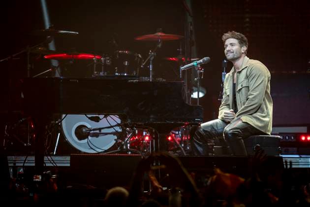 Solidarity concert Music from the heart in support of those affected by the DANA The singer Pablo Alborán performs during the solidarity concert Music from the heart, at the WiZink Center, on November 24, 2024, in Madrid Spain Numerous artists have joined to participate in the concert, The money raised from ticket sales and donations from the zero row will go entirely to the platform Som Solidaritat de la Generalitat Valenciana, which will use it to mitigate the effects of the storm in Valencia 24 NOVEMBER 2024 A Pé Madrid Madrid Spain  Copyright: xA.xPÃ rezxMecax 6364697