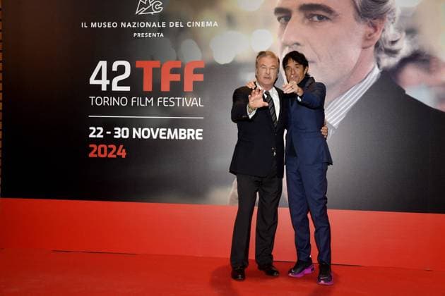 Entertainment Themen der Woche KW48 Entertainment Bilder des Tages 42nd TFF - Alex Baldwin Photocall Alec Baldwin, Giulio Base during the 42nd Torino Film Festival 2024 on November 25, 2024 in Turin, Italy. Photo by Maurizio D Avanzo IPA ABACAPRESS.COM Turin Italy  Copyright: xD AvanzoxMaurizio IPA ABACAx
