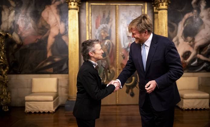 Entertainment Themen der Woche KW48 Bilder des Jahres 2024, Entertainment 11 November Entertainment Bilder des Tages DEN HAAG - Ineke Sluiter, professor of Greek literature and literature at Leiden University, will receive the Medal of Honor for Art and Science in the House Order of Orange from King Willem-Alexander at Paleis Huis ten Bosch. She received the award for her dedication to her scholarly work as professor of Greek language and literature and her achievements as a member of the Palace Commission, the advisory body of the Amsterdam Royal Palace Foundation, among other things. ANP POOL FRANK VAN BEEK netherlands out - belgium out  Copyright: xx x514271771x originalFilename: 514271771.jpg
