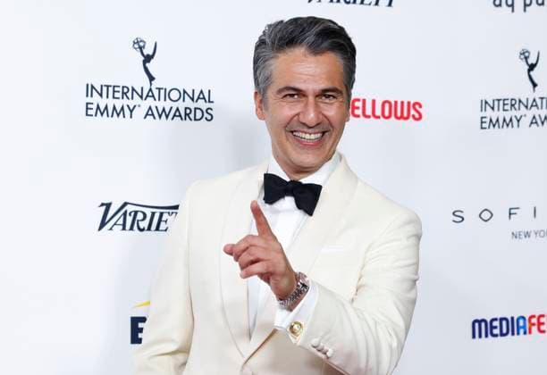 Armin Amiri arrives on the red carpet at the 52nd International Emmy Awards at New York Hilton Midtown in New York City on Monday, November 25, 2024.  NYP20241125134 JohnxAngelillo