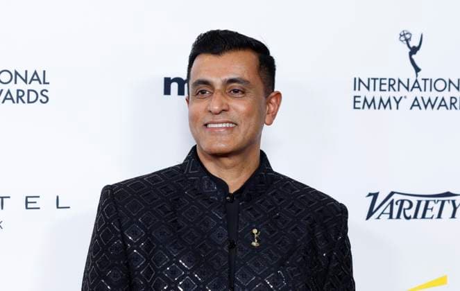 Narendra Reddy arrives on the red carpet at the 52nd International Emmy Awards at New York Hilton Midtown in New York City on Monday, November 25, 2024.  NYP20241125147 JohnxAngelillo