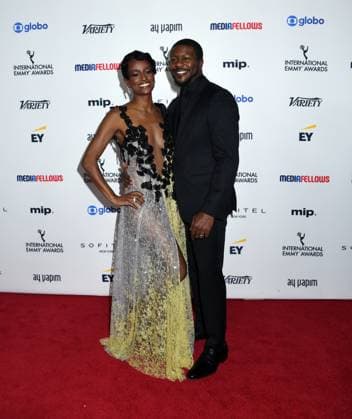 November 25, 2024, New York, Ny, United States: Skye P. Marshall and Edwin Hodge attend the 52nd International Emmy Awards at New York Hilton in New York. November 25, 2024. New York United States - ZUMAp281 20241125_zea_p281_059 Copyright: xPhotoxImagexPressx