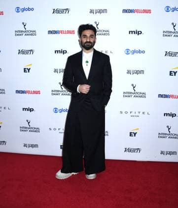 November 25, 2024, New York, Ny, United States: Vir Das attends the 52nd International Emmy Awards at New York Hilton in New York. November 25, 2024. New York United States - ZUMAp281 20241125_zea_p281_106 Copyright: xPhotoxImagexPressx