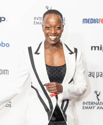 November 25, 2024, New York, New York, USA: Florence Kasumba attends International Emmy Awards at Hilton Times Square Hotel in New York on November 25, 2024 New York USA - ZUMAr339 20241125_znp_r339_055 Copyright: xLevxRadinx