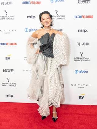 November 25, 2024, New York, New York, USA: Jacqueline Sato attends International Emmy Awards at Hilton Times Square Hotel in New York on November 25, 2024 New York USA - ZUMAr339 20241125_znp_r339_056 Copyright: xLevxRadinx