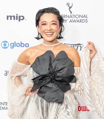 November 25, 2024, New York, New York, USA: Jacqueline Sato attends International Emmy Awards at Hilton Times Square Hotel in New York on November 25, 2024 New York USA - ZUMAr339 20241125_znp_r339_057 Copyright: xLevxRadinx