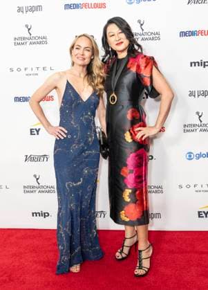 November 25, 2024, New York, New York, USA: Rachel Robinson and Kristina Wong Foster attend International Emmy Awards at Hilton Times Square Hotel in New York on November 25, 2024 International Emmy Awards at Hilton Times Square Hotel in New York on November 25, 2024 New York USA - ZUMAr339 20241125_znp_r339_061 Copyright: xLevxRadinx