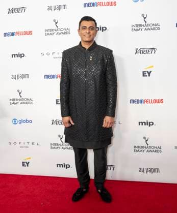 November 25, 2024, New York, New York, USA: Narendra Reddy attends International Emmy Awards at Hilton Times Square Hotel in New York on November 25, 2024 New York USA - ZUMAr339 20241125_znp_r339_111 Copyright: xLevxRadinx