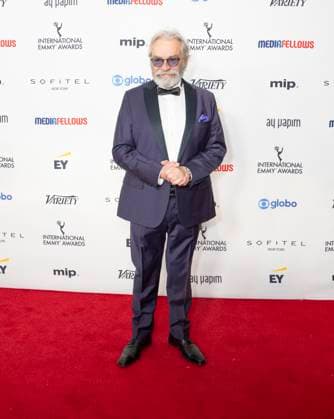 November 25, 2024, New York, New York, USA: Haluk Bilginer attends International Emmy Awards at Hilton Times Square Hotel in New York on November 25, 2024 New York USA - ZUMAr339 20241125_znp_r339_133 Copyright: xLevxRadinx