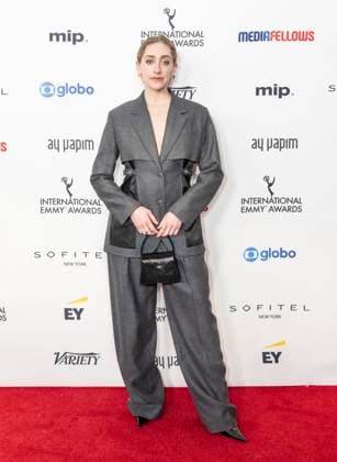 November 25, 2024, New York, New York, USA: Micaela Diamond attends International Emmy Awards at Hilton Times Square Hotel in New York on November 25, 2024 New York USA - ZUMAr339 20241125_znp_r339_143 Copyright: xLevxRadinx