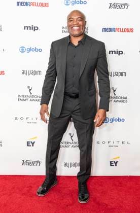November 25, 2024, New York, New York, USA: Anderson Spider Silva attends International Emmy Awards at Hilton Times Square Hotel in New York on November 25, 2024 New York USA - ZUMAr339 20241125_znp_r339_162 Copyright: xLevxRadinx