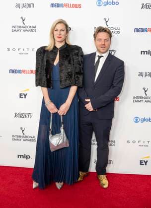 November 25, 2024, New York, New York, USA: Lucy Montgomery and Rhys Thomas attend International Emmy Awards at Hilton Times Square Hotel in New York on November 25, 2024 New York USA - ZUMAr339 20241125_znp_r339_089 Copyright: xLevxRadinx