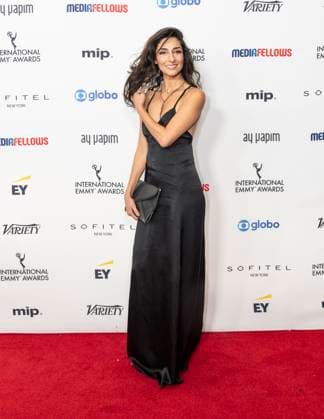 November 25, 2024, New York, New York, USA: Necar Zadegan attends International Emmy Awards at Hilton Times Square Hotel in New York on November 25, 2024 New York USA - ZUMAr339 20241125_znp_r339_093 Copyright: xLevxRadinx