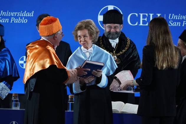 Entertainment Themen der Woche KW48 Entertainment Bilder des Tages Queen Sofia of Greece receives Honoris Causa of CEU San Pablo University in Alcorcon, Madrid on Tuesday, 26 November 2024. Cordon Press 