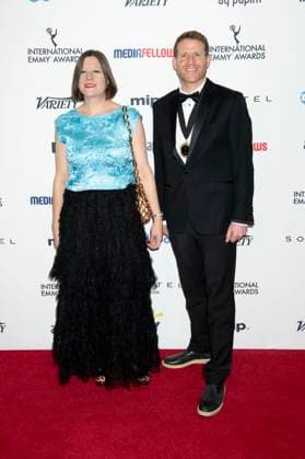 Daisy Allsop and Peter Beard at the 52 International Emmy Awards 2024 at the New York Hilton Hotel New York, 25 11 2024 Foto:xB.xHinex xFuturexImagex emmys_ny_4107