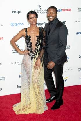 Skye P Marshall and Edwin Hodge at the 52 International Emmy Awards 2024 at the New York Hilton Hotel New York, 25 11 2024 Foto:xB.xHinex xFuturexImagex emmys_ny_4211