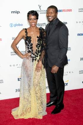 Skye P Marshall and Edwin Hodge at the 52 International Emmy Awards 2024 at the New York Hilton Hotel New York, 25 11 2024 Foto:xB.xHinex xFuturexImagex emmys_ny_4213