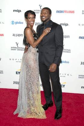 Skye P Marshall and Edwin Hodge at the 52 International Emmy Awards 2024 at the New York Hilton Hotel New York, 25 11 2024 Foto:xB.xHinex xFuturexImagex emmys_ny_4215