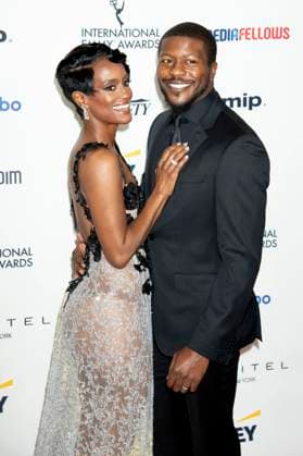Skye P Marshall and Edwin Hodge at the 52 International Emmy Awards 2024 at the New York Hilton Hotel New York, 25 11 2024 Foto:xB.xHinex xFuturexImagex emmys_ny_4217