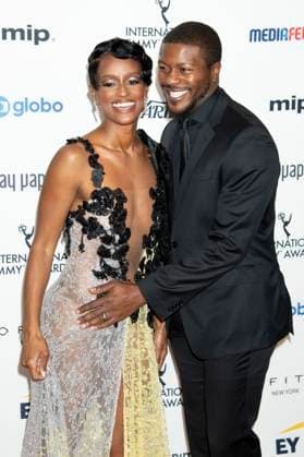 Skye P Marshall and Edwin Hodge at the 52 International Emmy Awards 2024 at the New York Hilton Hotel New York, 25 11 2024 Foto:xB.xHinex xFuturexImagex emmys_ny_4218