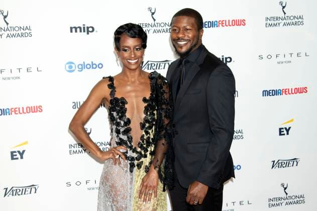 Skye P Marshall and Edwin Hodge at the 52 International Emmy Awards 2024 at the New York Hilton Hotel New York, 25 11 2024 Foto:xB.xHinex xFuturexImagex emmys_ny_4219