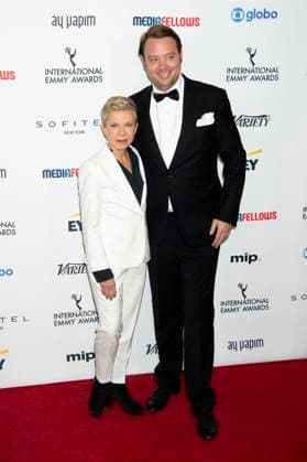 Isabel Kleefeld and Friederich Oetker at the presentation of the 52 International Emmy Awards 2024 at the New York Hilton Hotel New York, 25 11 2024 Foto:xB.xHinex xFuturexImagex emmys_ny_4126