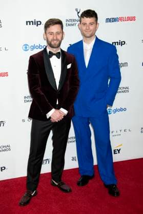 Mathias Bruunshoj Jakobsen and Teys Schucany at the 52 International Emmy Awards 2024 at the New York Hilton Hotel New York, 25 11 2024 Foto:xB.xHinex xFuturexImagex emmys_ny_4140