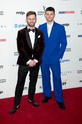 Mathias Bruunshoj Jakobsen and Teys Schucany at the 52 International Emmy Awards 2024 at the New York Hilton Hotel New York, 25 11 2024 Foto:xB.xHinex xFuturexImagex emmys_ny_4141