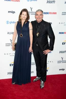 Martine Tromp and Marc Dik at the 52 International Emmy Awards 2024 at the New York Hilton Hotel New York, 25 11 2024 Foto:xB.xHinex xFuturexImagex emmys_ny_4168
