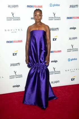 Folake Olowofoyeku at the 52 International Emmy Awards 2024 at the New York Hilton Hotel New York, 25 11 2024 Foto:xB.xHinex xFuturexImagex emmys_ny_4182