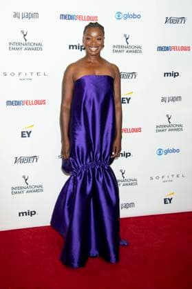 Folake Olowofoyeku at the 52 International Emmy Awards 2024 at the New York Hilton Hotel New York, 25 11 2024 Foto:xB.xHinex xFuturexImagex emmys_ny_4183