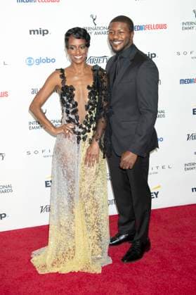 Skye P Marshall and Edwin Hodge at the 52 International Emmy Awards 2024 at the New York Hilton Hotel New York, 25 11 2024 Foto:xB.xHinex xFuturexImagex emmys_ny_4212