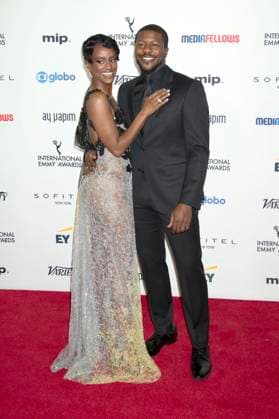 Skye P Marshall and Edwin Hodge at the 52 International Emmy Awards 2024 at the New York Hilton Hotel New York, 25 11 2024 Foto:xB.xHinex xFuturexImagex emmys_ny_4214