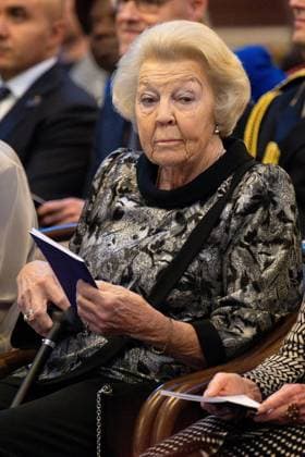 Royals at Erasmus Prize - Amsterdam Princess Beatrix during the presentation of the Erasmus Prize at the Royal Palace Amsterdam, Netherlands on November 26, 2024. Photo by Patrick van Emst Bruno Press ABACAPRESS.COM Amsterdam Netherlands  Copyright: xBrunoxPress ABACAx
