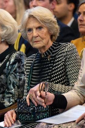 Royals at Erasmus Prize - Amsterdam Princess Irene during the presentation of the Erasmus Prize at the Royal Palace Amsterdam, Netherlands on November 26, 2024. Photo by Patrick van Emst Bruno Press ABACAPRESS.COM Amsterdam Netherlands  Copyright: xBrunoxPress ABACAx
