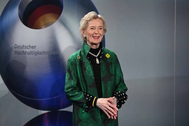 Mary ROBINSON, UN High Commissioner for Human Rights Red Carpet, Red Carpet Show, Arrival, German Sustainability Award Ceremony in Duesseldorf on 28 11 2024
