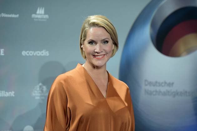 German Sustainability Award 2024 on 28 11 2024 at the Maritim Hotel in Düsseldorf Judith Rakers Journalist and TV presenter xJFx