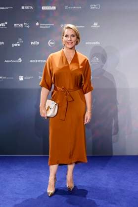 Presenter Judith Rakers at the German Sustainability Award ceremony at the Maritim Hotel Düsseldorf Düsseldorf, 28 11 2024 NRW Germany Copyright: xChristophxHardtx