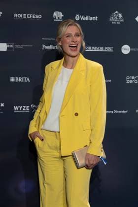 Britta HEIDEMANN, former fencer, presentation of the German Sustainability Award in Duesseldorf on 29 11 2024