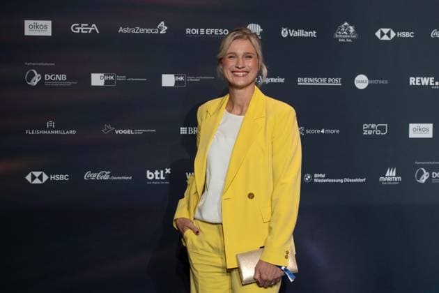 Britta HEIDEMANN, former fencer, presentation of the German Sustainability Award in Duesseldorf on 29 11 2024