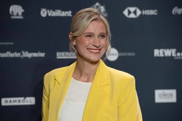 Britta HEIDEMANN, former fencer, presentation of the German Sustainability Award in Duesseldorf on 29 11 2024