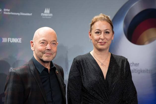 Christine LEMAITRE, companion not identified, German Sustainability Award ceremony in Duesseldorf on 29 11 2024