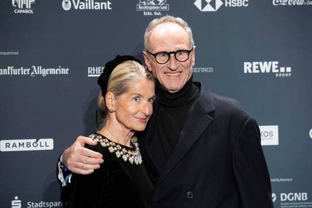 Matteo THUN, architect, with his wife Susanne German Sustainability Award ceremony in Duesseldorf on 29 11 2024