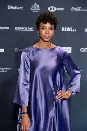 Malaika MIHAMBO, long jumper, track and field athlete, German Sustainability Award ceremony in Duesseldorf on 29 11 2024